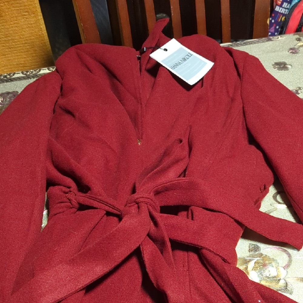 Hannah Nicole Red Coat Jacket